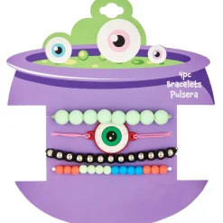 Party City Halloween Cauldron Bracelets, 4Pc| Favors & Favor Bags