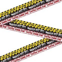 Party City Halloween Fright Tape 3Ct| Hanging Decorations