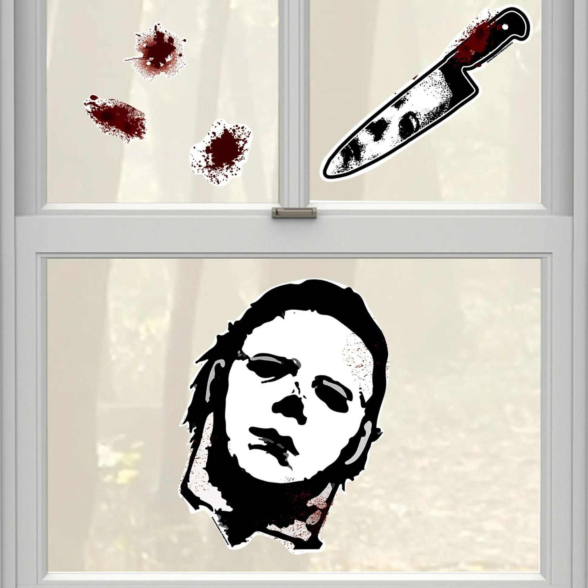 Party City Halloween Ii Cling Decals| Window & Wall Décor