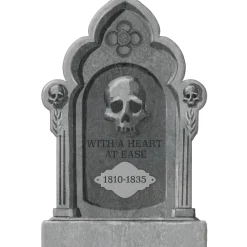 Party City Halloween Tombstone Set, 5Pc| Yard Stakes & Signs