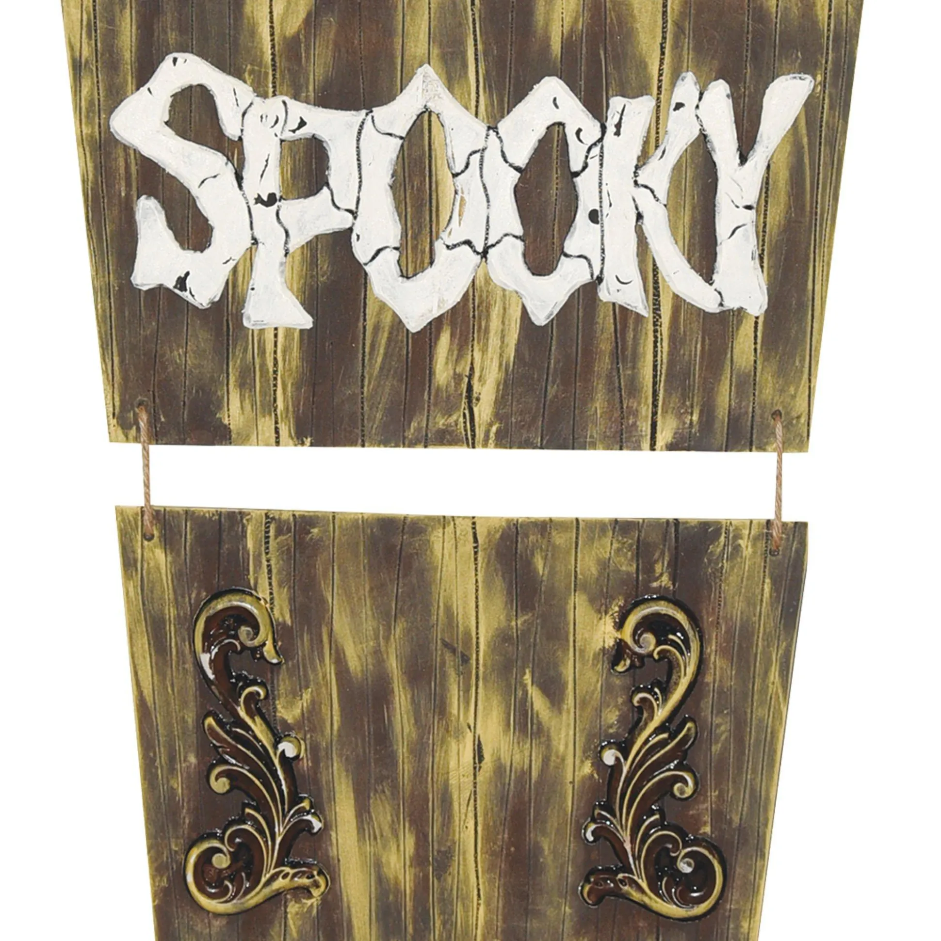 Party City Hanging Coffin With Animated Skull, 5Ft - Halloween Decoration| Hanging Decorations