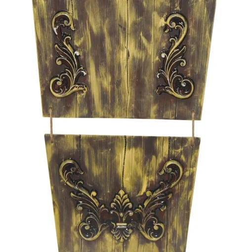Party City Hanging Coffin With Animated Skull, 5Ft - Halloween Decoration| Skeletons