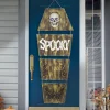 Party City Hanging Coffin With Animated Skull, 5Ft - Halloween Decoration| Animatronics