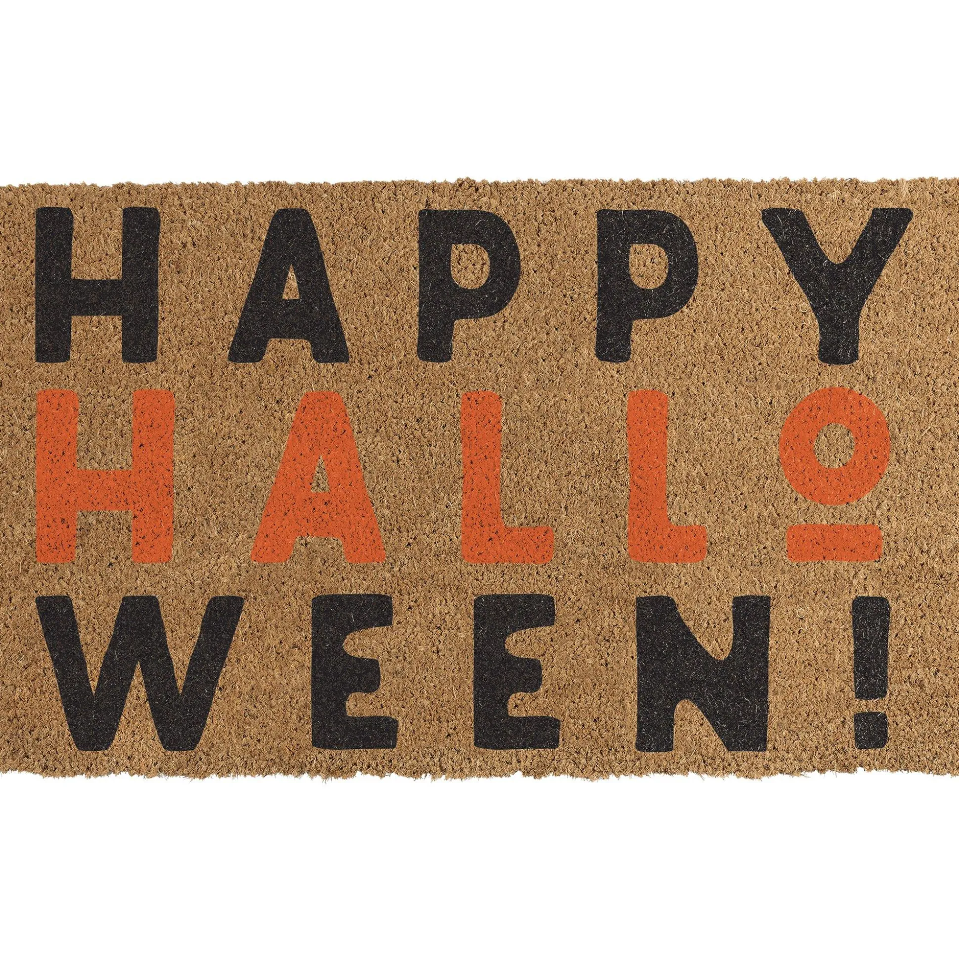 Party City Happy Halloween Coir Doormat, 29.5In X 17.75In| Door Décor & Signs