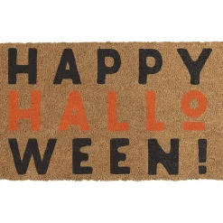 Party City Happy Halloween Coir Doormat, 29.5In X 17.75In| Home Décor