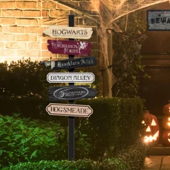 Party City Harry Potter Fiberboard Directional Yard Stake, 47.1In| Decorations