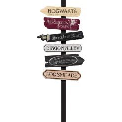 Party City Harry Potter Fiberboard Directional Yard Stake, 47.1In| Yard Stakes & Signs
