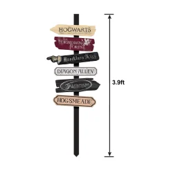 Party City Harry Potter Fiberboard Directional Yard Stake, 47.1In| Yard Stakes & Signs