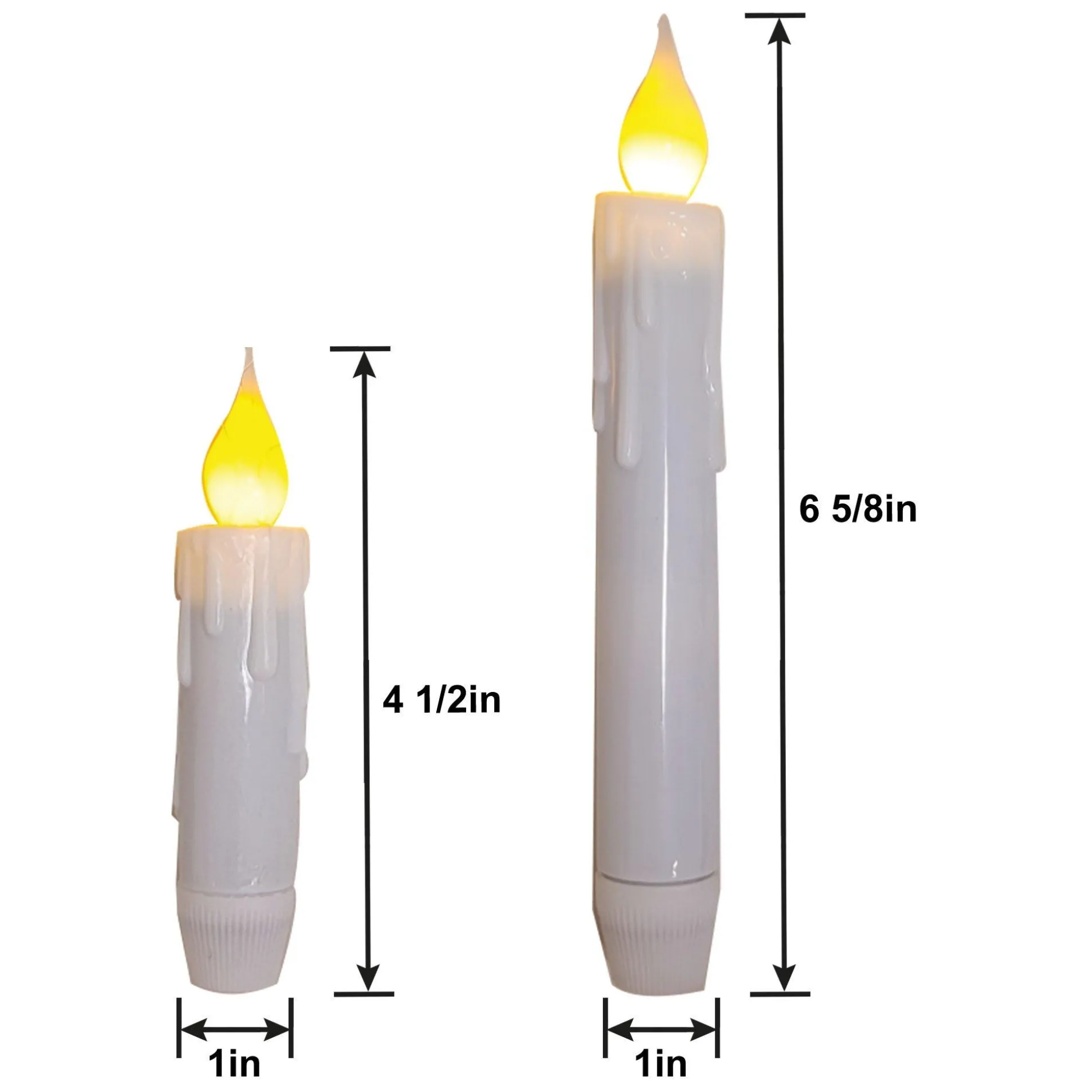 Party City Harry Potter Floating Plastic Led Candles, 10Ct| Window & Wall Décor