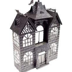 Party City Haunted Manor Metal Tea Light Candle Holder, 10In - Halloween Decoration| Home Décor
