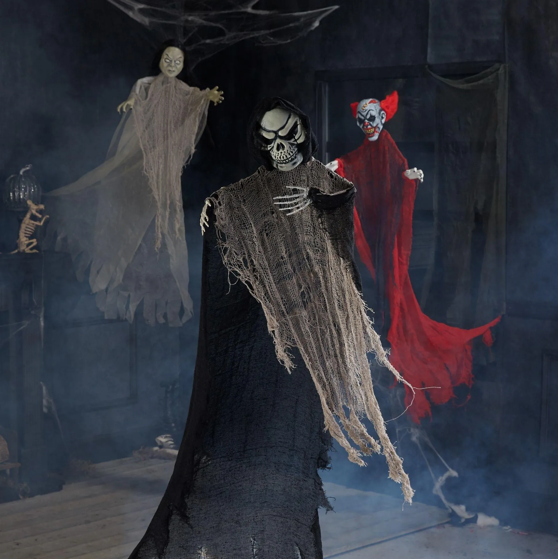 Party City Haunting Reaper Decoration| Hanging Decorations
