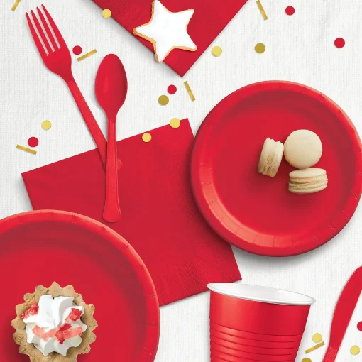 Party City Heavy-Duty Plastic Cutlery Set For 20 Guests, 80Ct| Get Axed