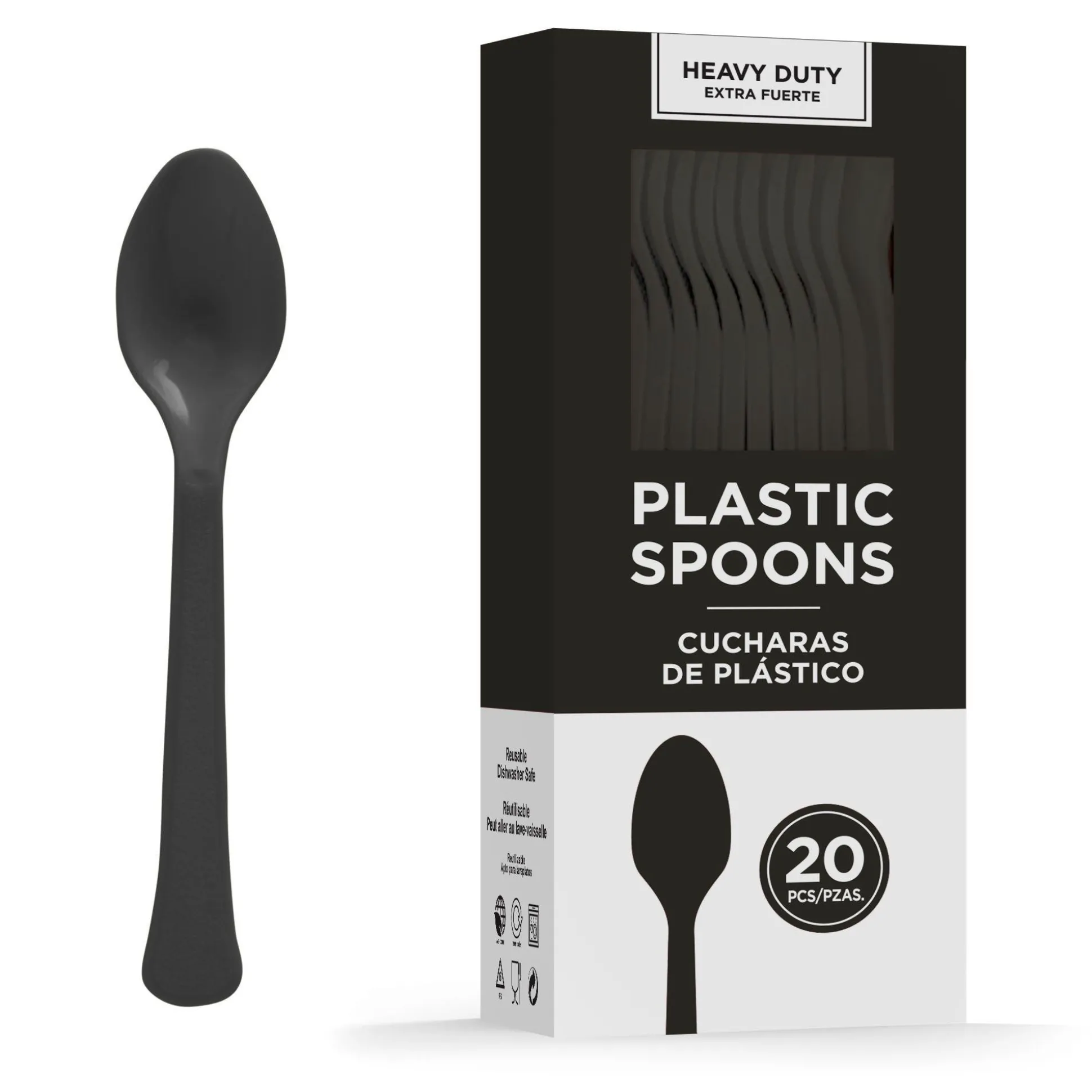 Party City Heavy-Duty Plastic Spoons, 20Ct| Wicked Haunting