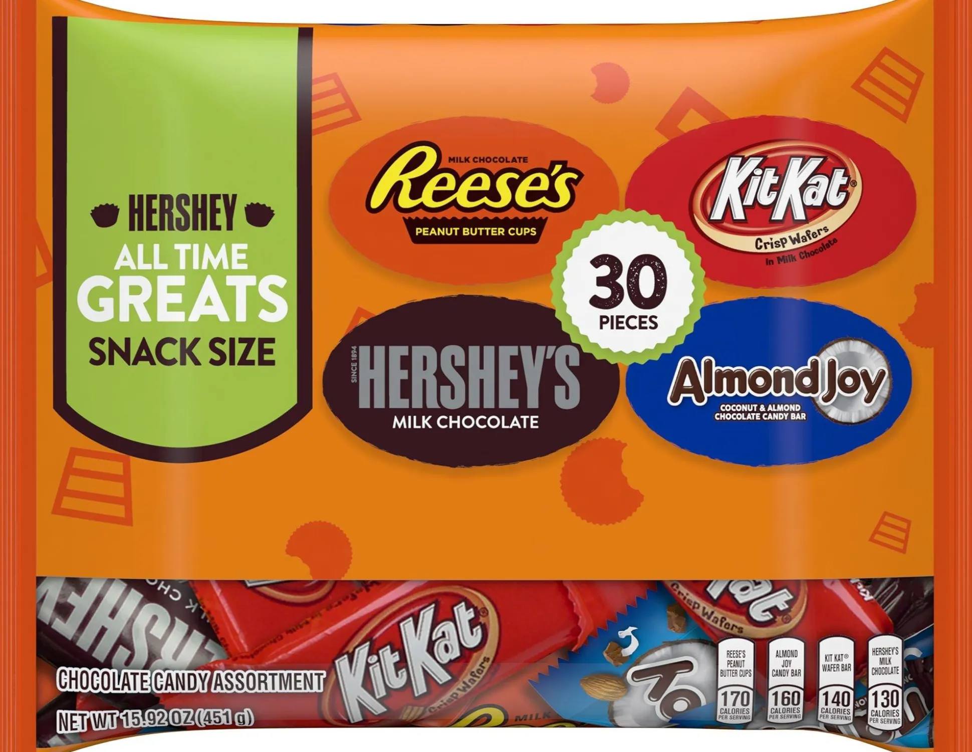 Best Sale Hershey's Chocolate All Time Greats Mix 30Ct Chocolate Candy