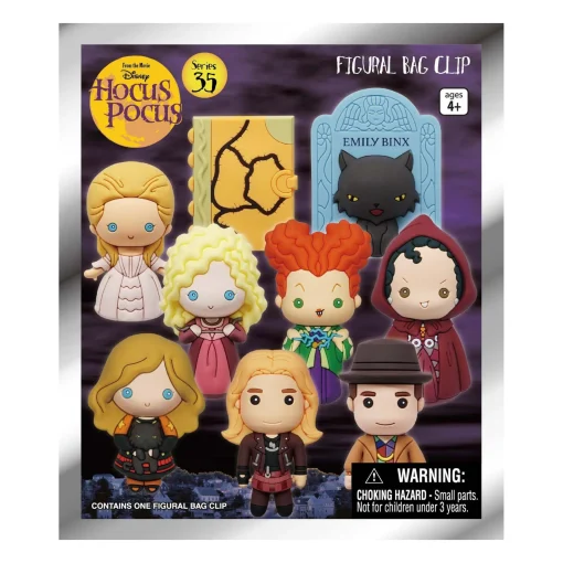 Party City Hocus Pocus 3D Foam Plastic Bag Clip Mystery Pack, 2.5In| Favors & Favor Bags