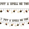 Party City Hocus Pocus Letter Banner With Accent Banner, 12Ft| Window & Wall Décor