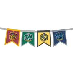 Party City Hogwarts Felt Pennant Banner, 6Ft - Harry Potter| Decorations