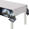 Party City Hogwarts Plastic Table Cover, 54In X 96In - Harry Potter| Table Décor & Centerpieces