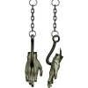 Party City Hooked Bloody Zombie Hand Plastic Hanging Decoration, 12.5In| Get Axed