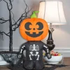 Party City Inflatable Halloween Pumpkin Boy Decoration, 19.6In| Inflatables & Blow-Ups