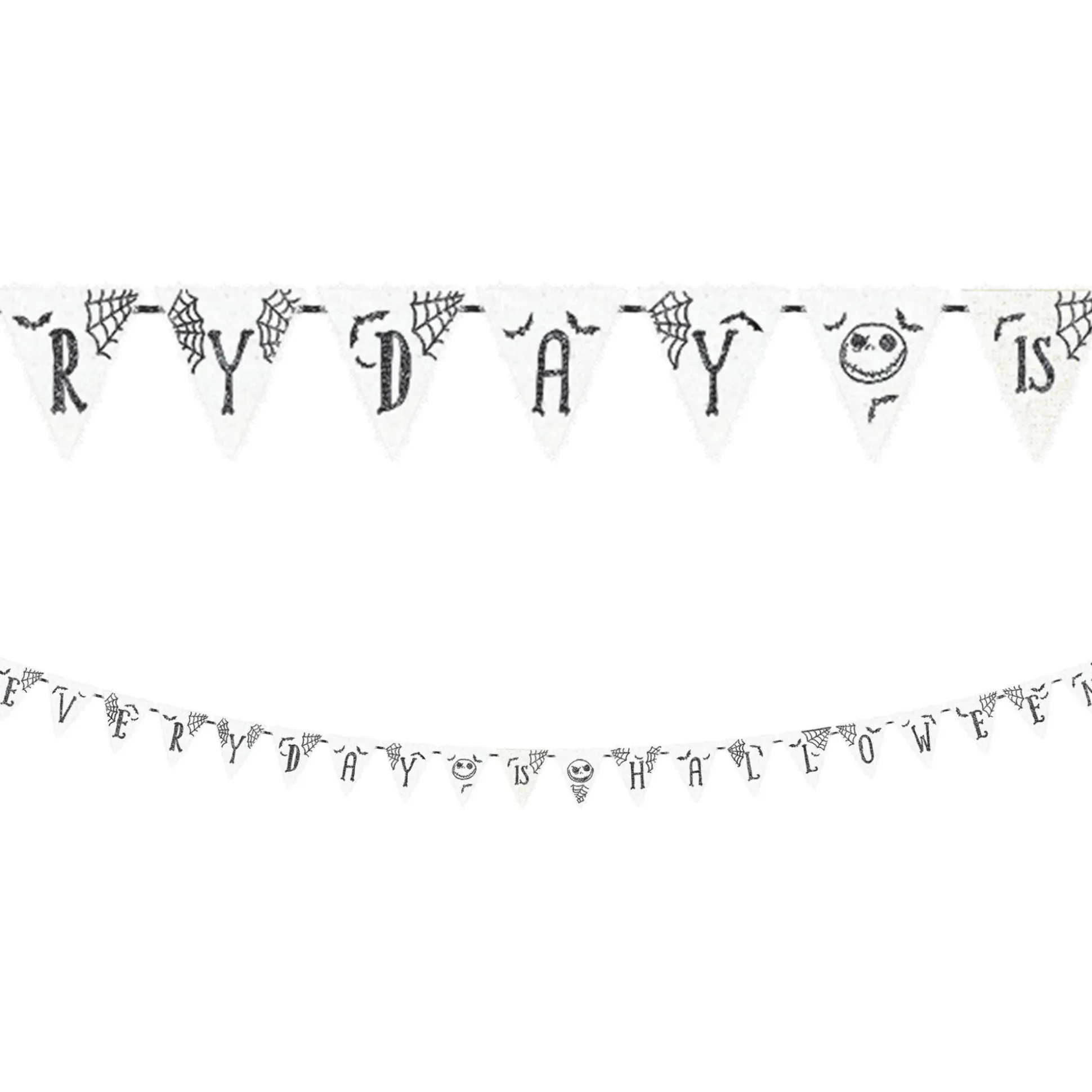 Party City Jack Skellington Pennant Banner - The Nightmare Before Christmas| Window & Wall Décor
