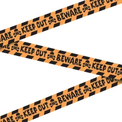Party City Keep Out Beware Tape| Window & Wall Décor