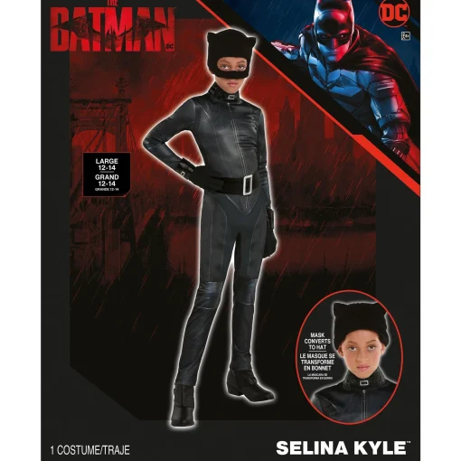 Party City Kids' Catwoman Costume - The Batman|Girl Superhero
