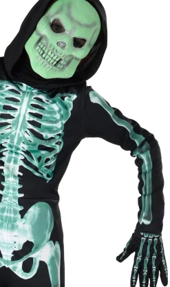 Party City Kids' Glow-In-The-Dark Skeleton Costume|Boy Scary