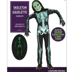 Party City Kids' Glow-In-The-Dark Skeleton Costume|Boy Scary
