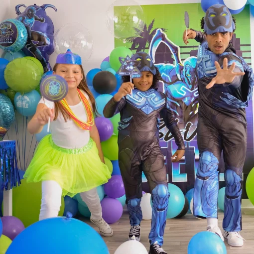 Party City Kids' Light-Up Blue Beetle Costume - Blue Beetle Movie|Boy Superhero