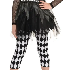 Party City Kids' Punky Jester Costume|Girl Scary