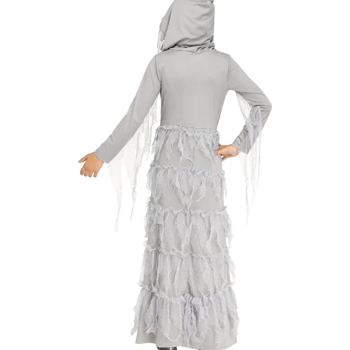 Party City Kids' Skeleton Ghost Costume|Girl Scary