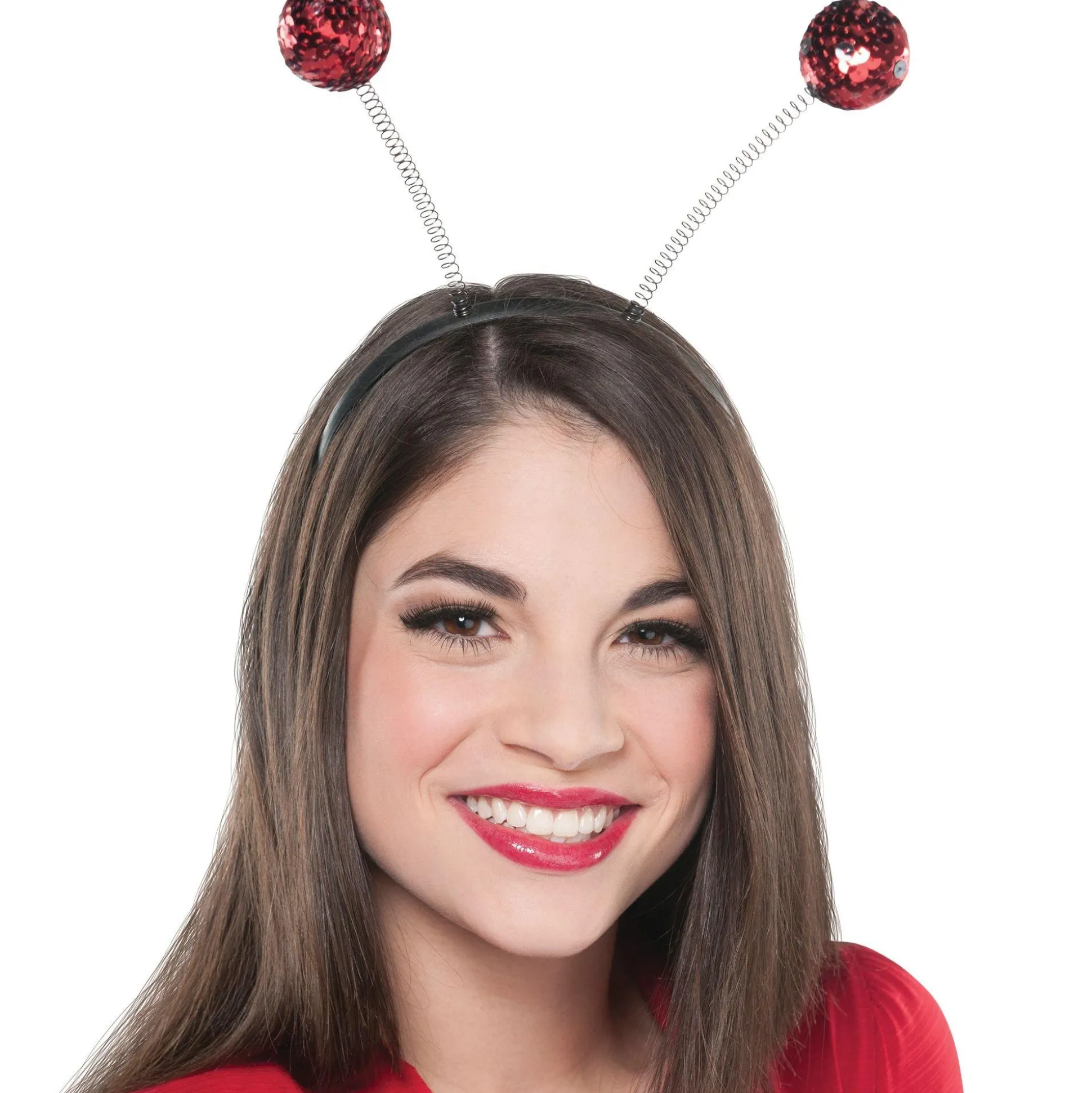 Cheap Ladybug Head Bopper Headbands, Tails