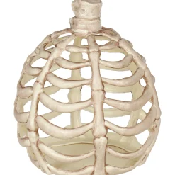 Party City Large Bone Plastic Pumpkin, 11In| Skeletons