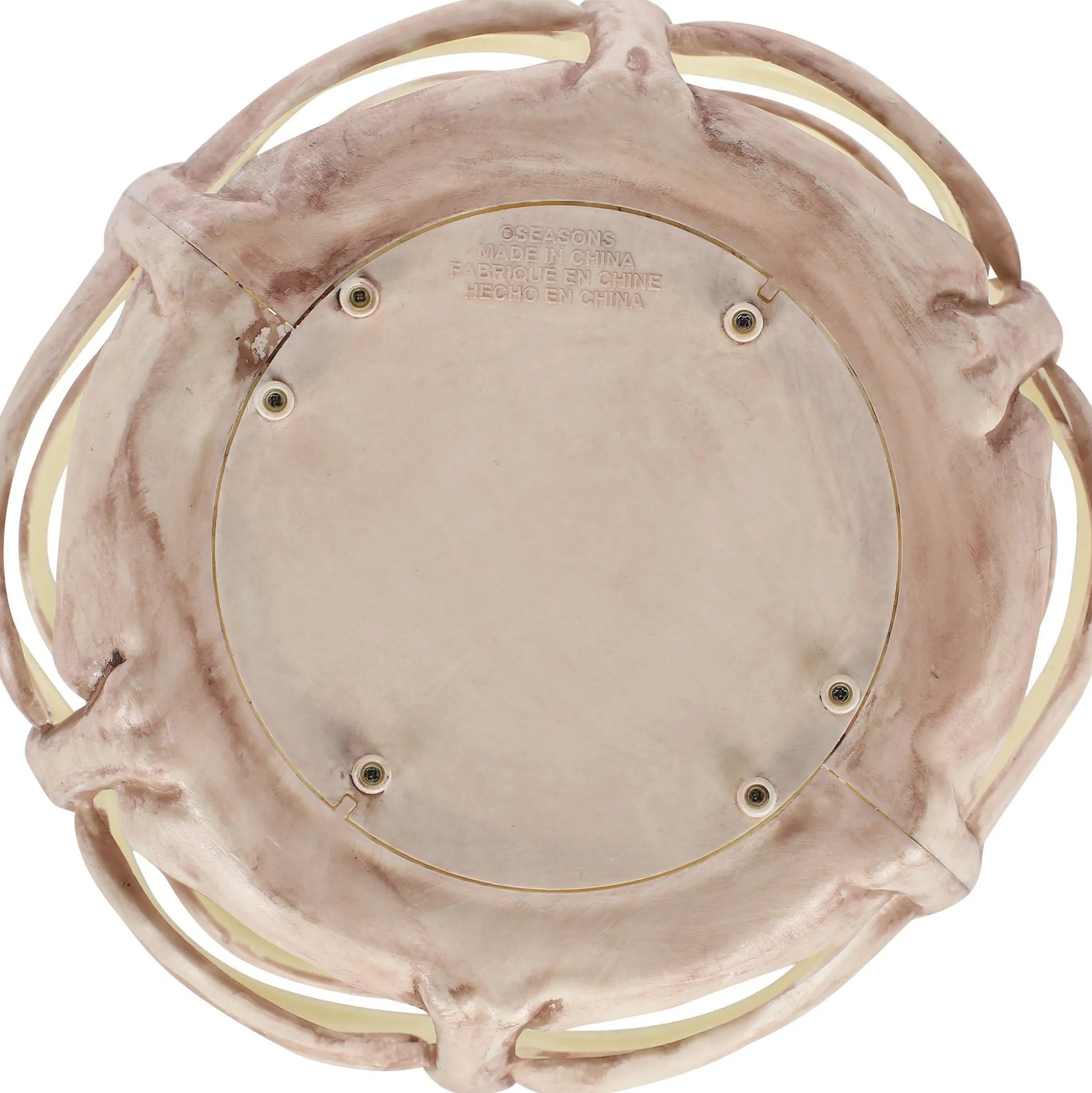 Party City Large Bone Plastic Pumpkin, 11In| Skeletons