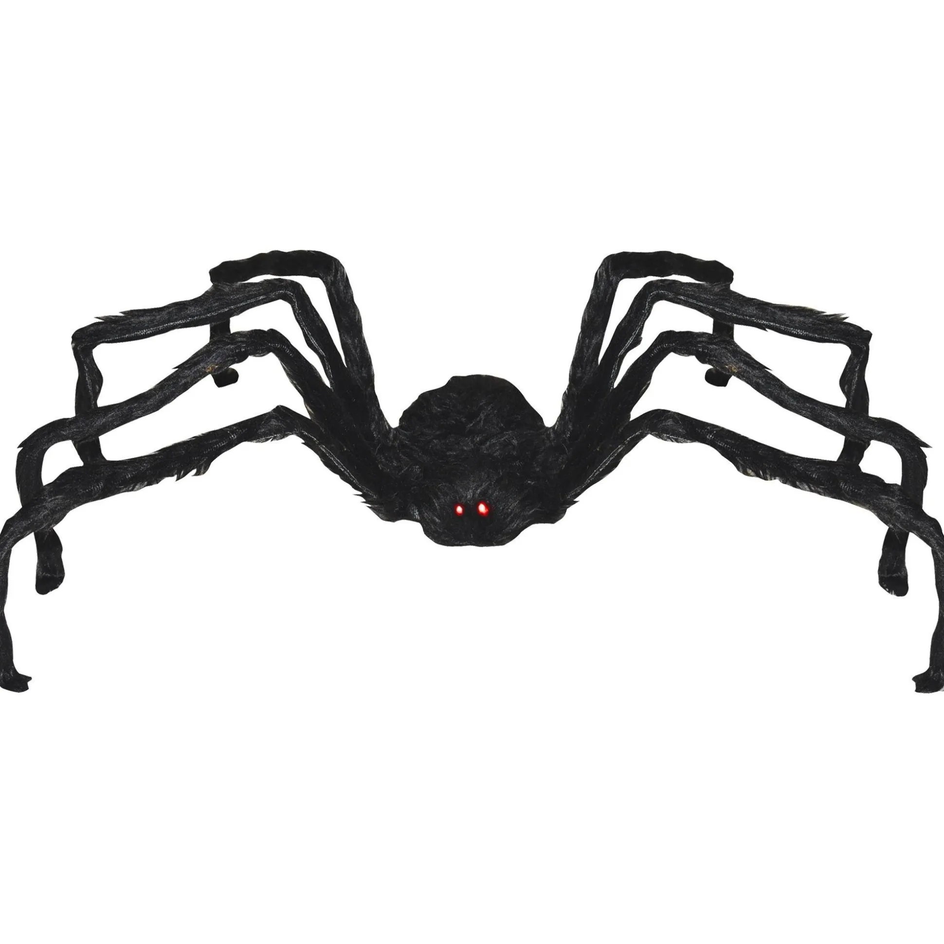 Party City Light-Up Animated Giant Walking Spider Fabric & Foam Decoration With Sounds, 39.4In| Creatures