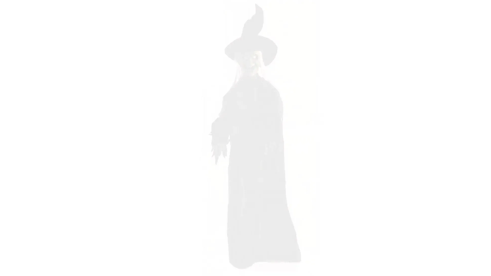Party City Light-Up Cackling Witch Hanging Halloween Decoration, 6Ft| Hanging Decorations