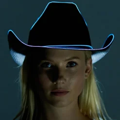 Clearance Light-Up Fabric Cowboy Hat Hats