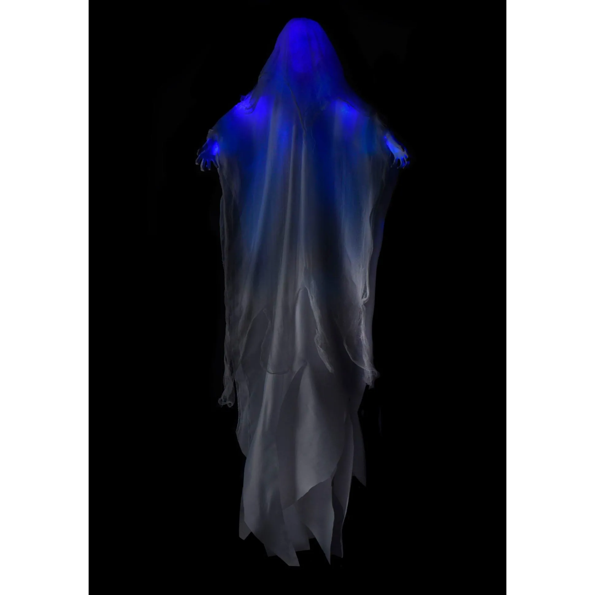 Party City Light-Up Flying Ghost Hanging Halloween Decoration, 5Ft| Hanging Decorations