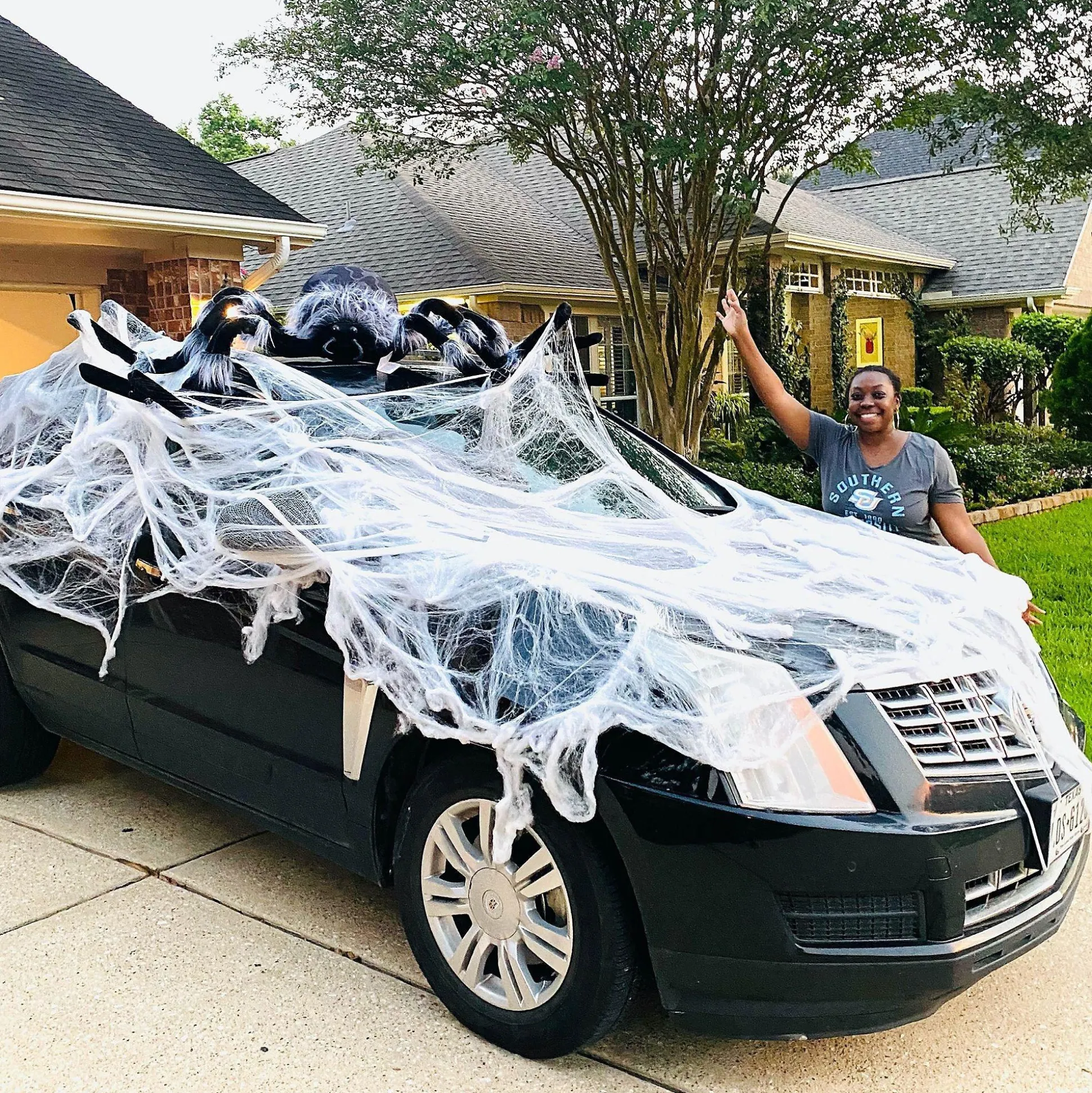 Party City Light-Up Hairy Black Spider| Creatures