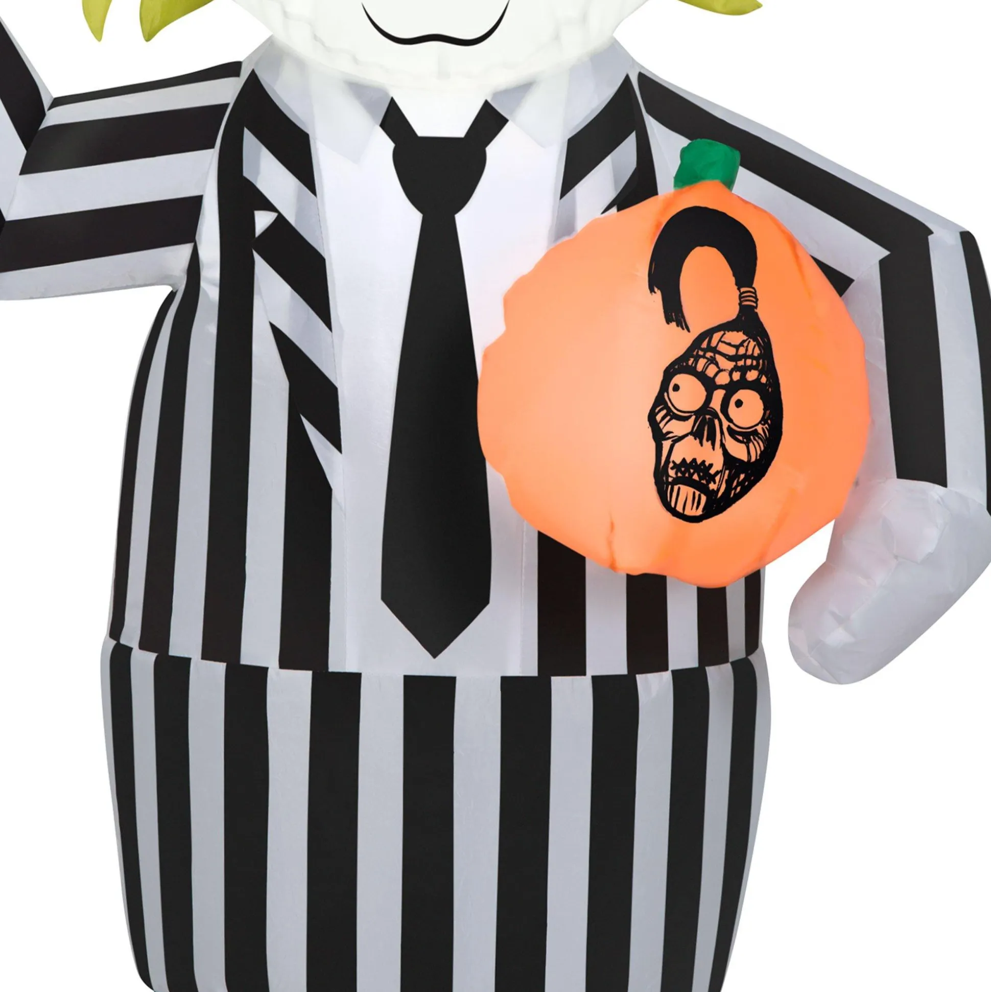 Party City Light-Up Halloween Beetlejuice Inflatable Yard Decoration, 3.5Ft| Inflatables & Blow-Ups