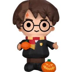 Party City Light-Up Halloween Harry Potter Inflatable Yard Decoration, 3Ft| Inflatables & Blow-Ups
