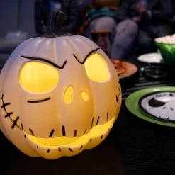 Party City Light-Up Jack Skellington Jack-O'-Lantern - The Nightmare Before Christmas| Home Décor