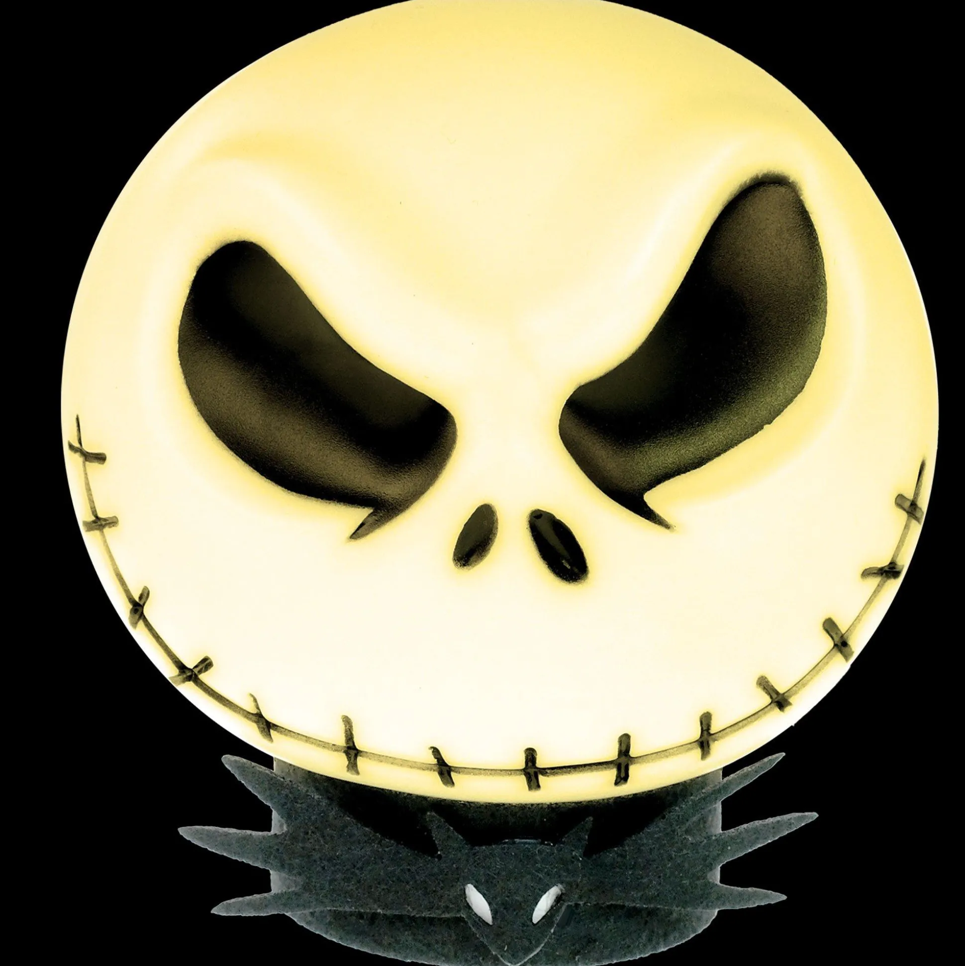 Party City Light-Up Jack Skellington Head, 5In X 5.5In The Nightmare Before Christmas| Home Décor