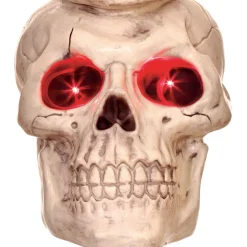 Party City Light-Up Three Skulls Totem Decoration, 27.5In| Boneyard Glam