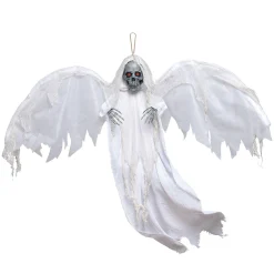 Party City Light-Up White Winged Reaper Decoration| Hanging Decorations