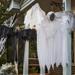 Party City Light-Up White Winged Reaper Decoration| Hanging Decorations