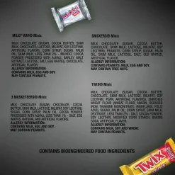 New Chocolate Favorites Halloween Minis Mix, 61.85Oz, 225Pc Chocolate Candy