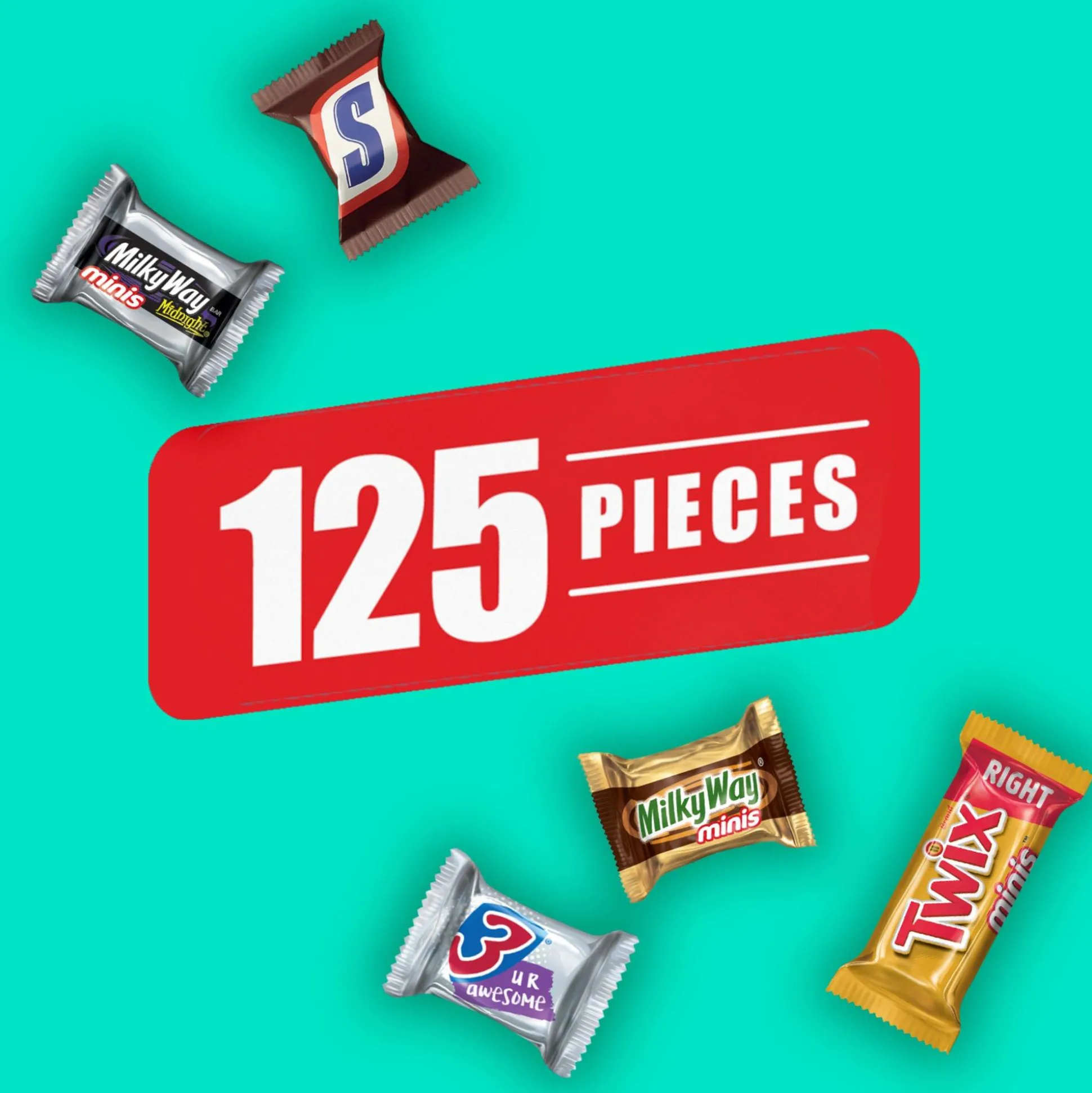 Online Mars Chocolate Minis Mix, 32.4Oz, 125Pc Chocolate Candy