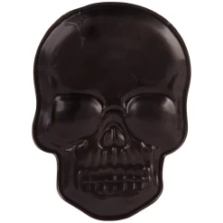 Party City Matte Black Stone Skull Spoon Rest, 4.6In X 6.3In| Home Décor